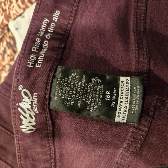 Mossimo Supply Co. Women's High Rise Skinny Jeans - Purple - Picture 1 of 5
